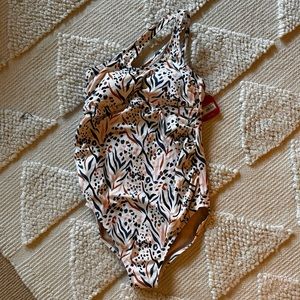 NWT Asymmetrical One-Shoulder Cutout Maternity Swimsuit from Isabel Maternity SM